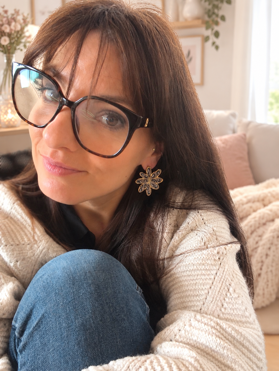 Boucles d'oreilles "Nova" panthère