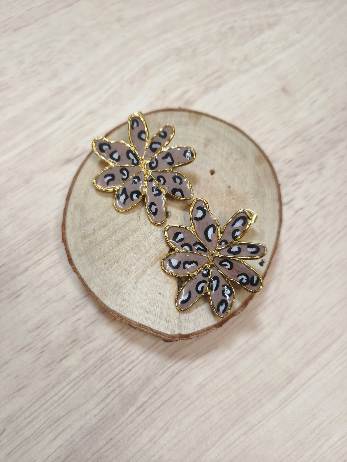 Boucles d'oreilles "Nova" panthère