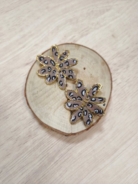 Boucles d'oreilles "Nova" panthère